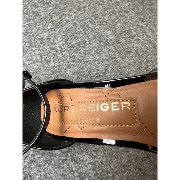 Kurt Geiger London Brixton Lock Charm Stiletto Pump Black, Size EU 35, US 4.5, - Picture 10 of 12